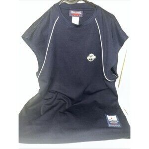 Spalding Athletic Apparel LG Men’s Dark Blue Work Out Shirt  Spalding Branded
